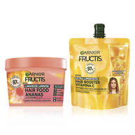 Kit Fructis HairFood Spenti Maschera+Booster