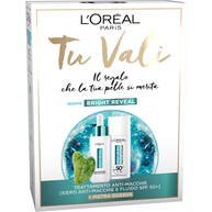 Box Natale 2024 con Fluido UV Anti-Macchie SPF50+ con niacinamide + LHA, 50ml, 30ml di Bright Reveal e pietra guasha
